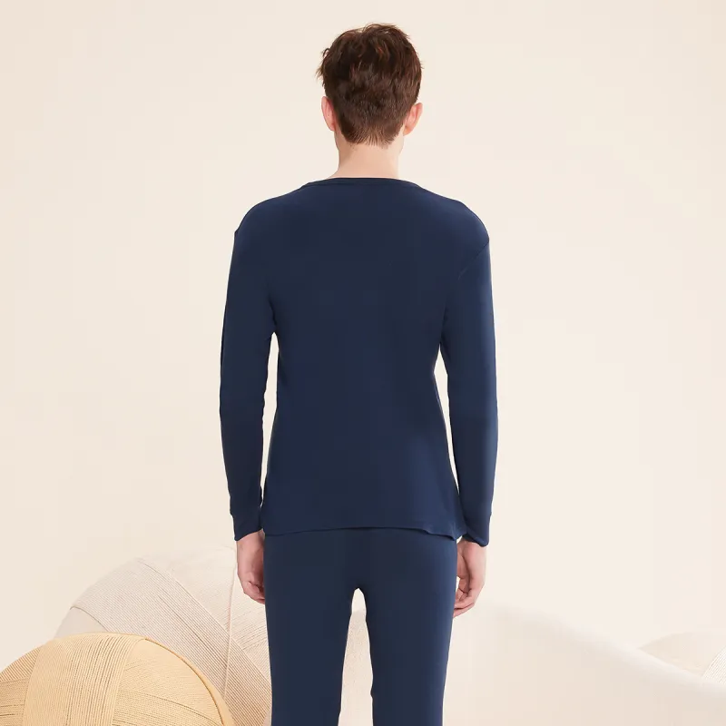 Red bean Men Thermal Sets-1
