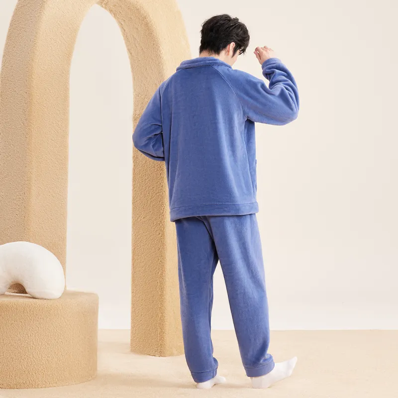 Red Beans At Home Pajama Set Men's-1