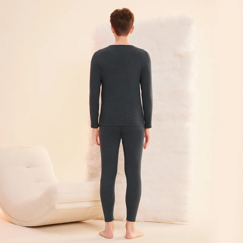 Red bean Men Thermal Sets-1