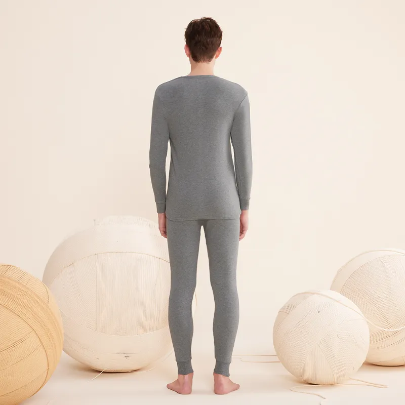 Red bean Men Thermal Sets-2