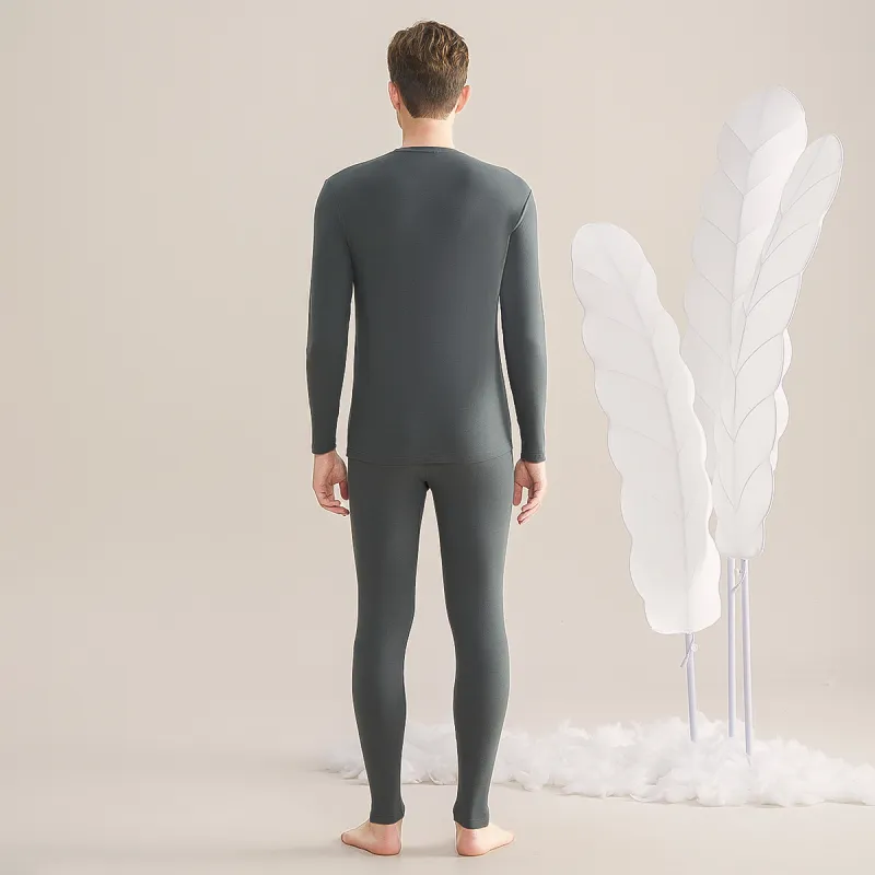 Red bean Men Thermal Sets-2