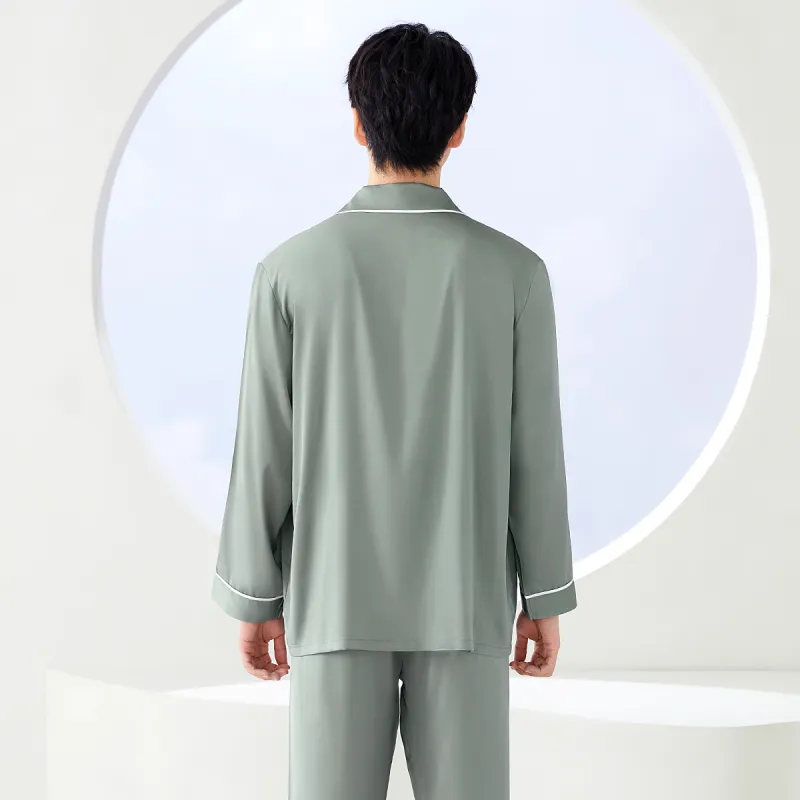 Red Beans At Home Pajama Set Men's-1