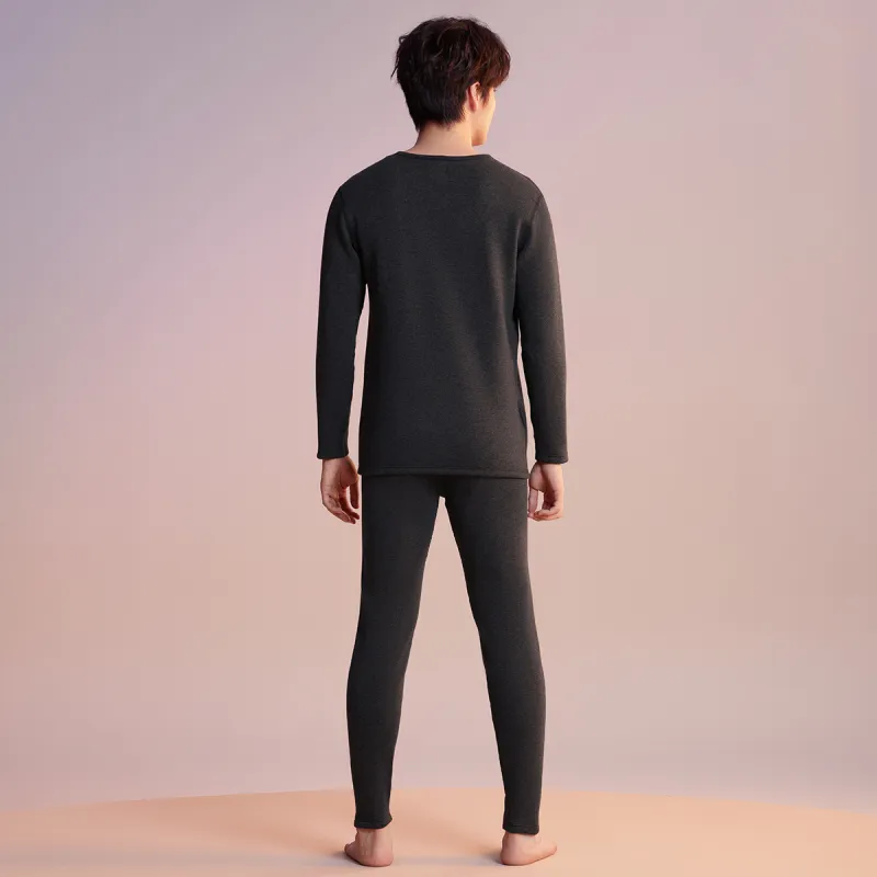 Red bean Men Thermal Sets-1