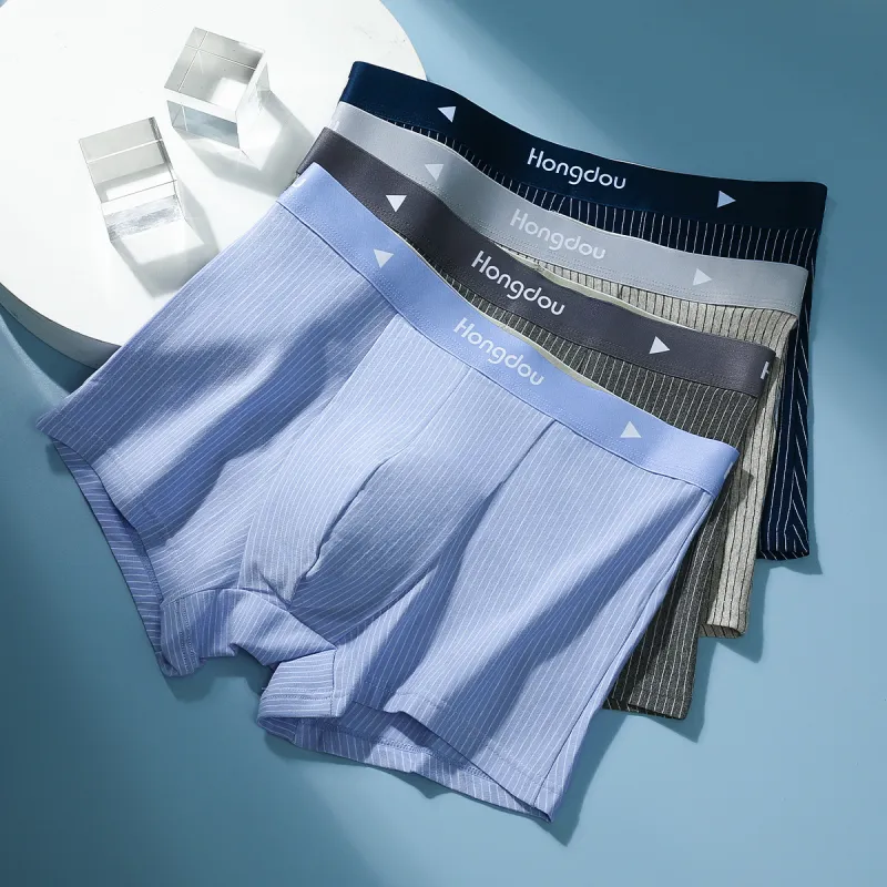 Red Bean Underpants Men's 4 Pack-1