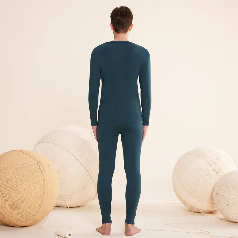 Red bean Men Thermal Sets-3