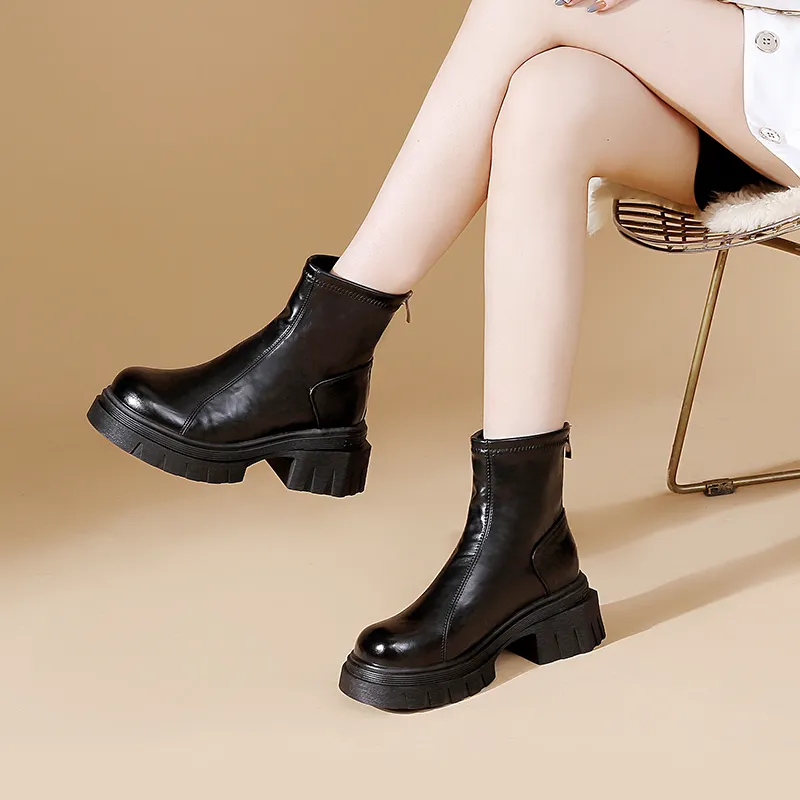Strongman 3515 Chelsea Boots Women's Black-5