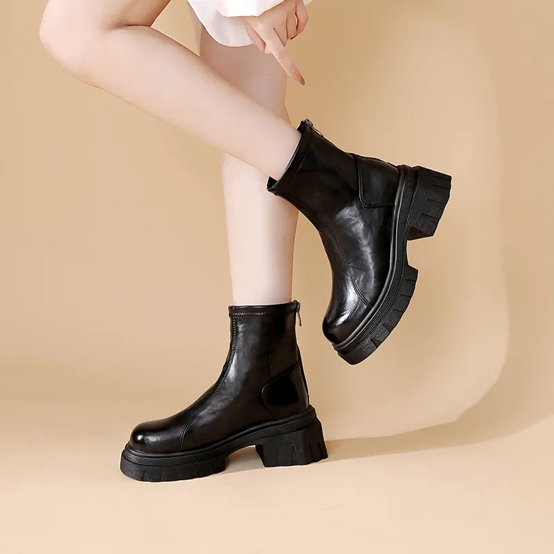 Strongman 3515 Chelsea Boots Women's Black-7