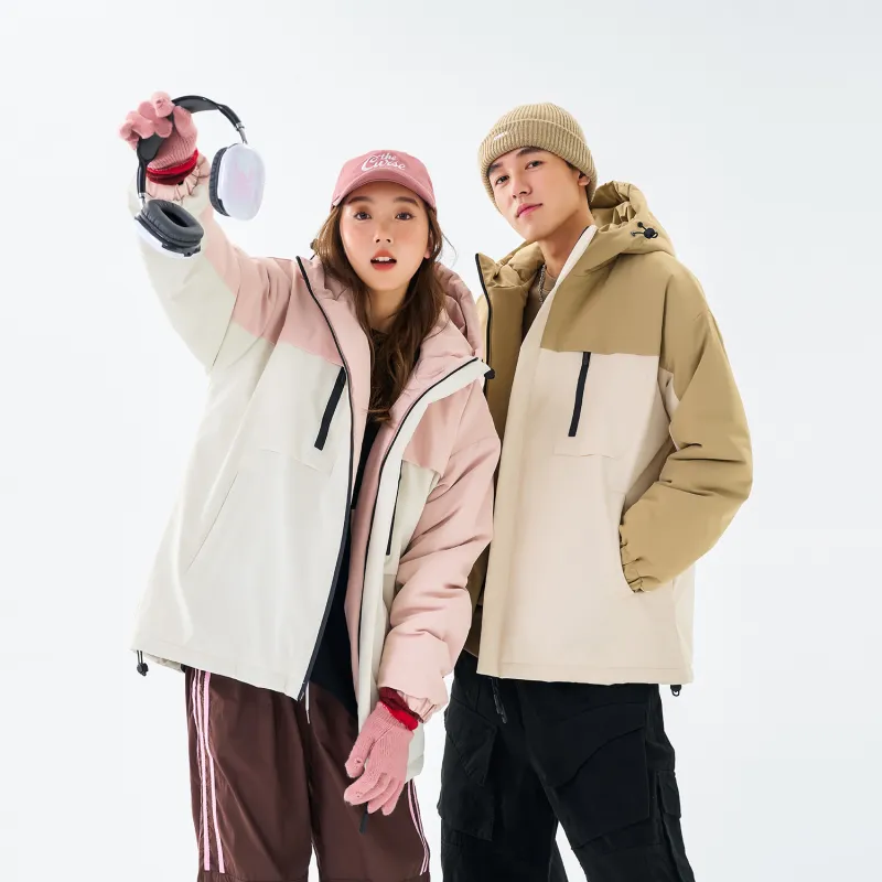 TELENT Puffer Jacket Unisex Khaki-14