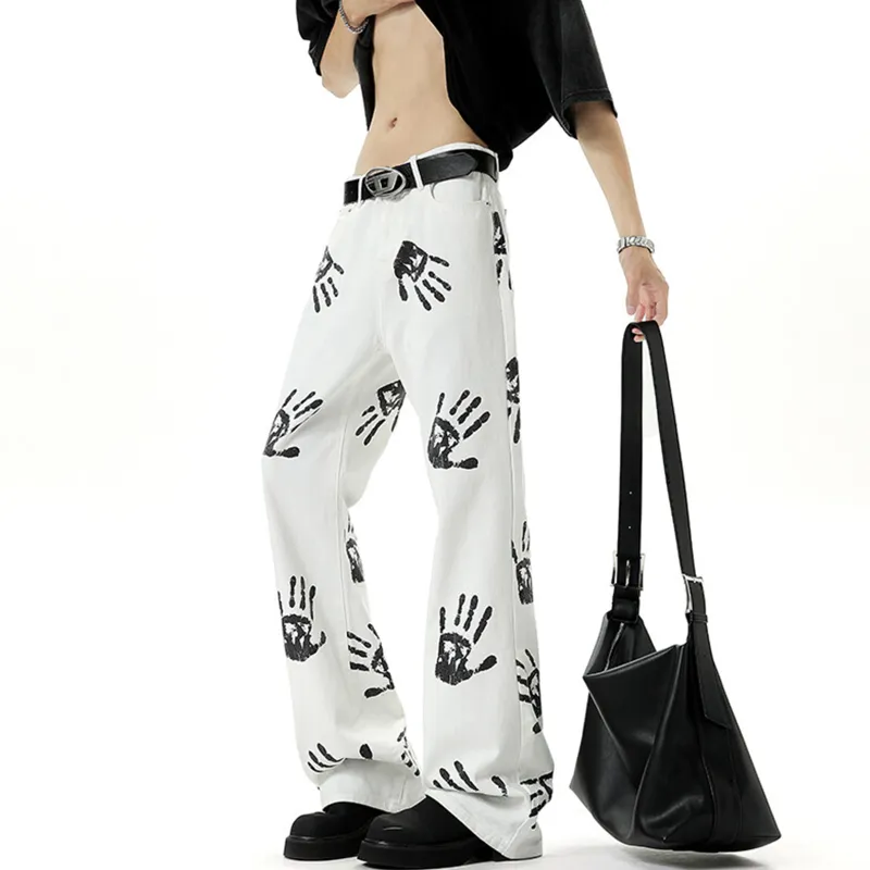 TELENT Jeans Unisex White-2