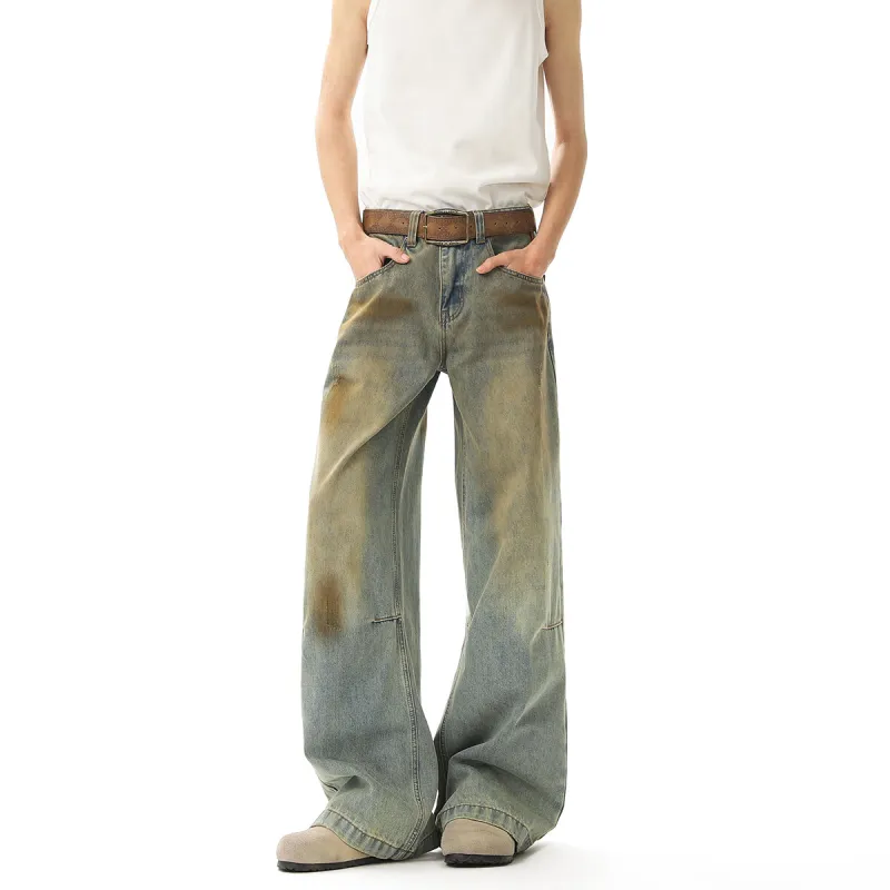 TELENT Jeans Unisex Vintage Blue-4