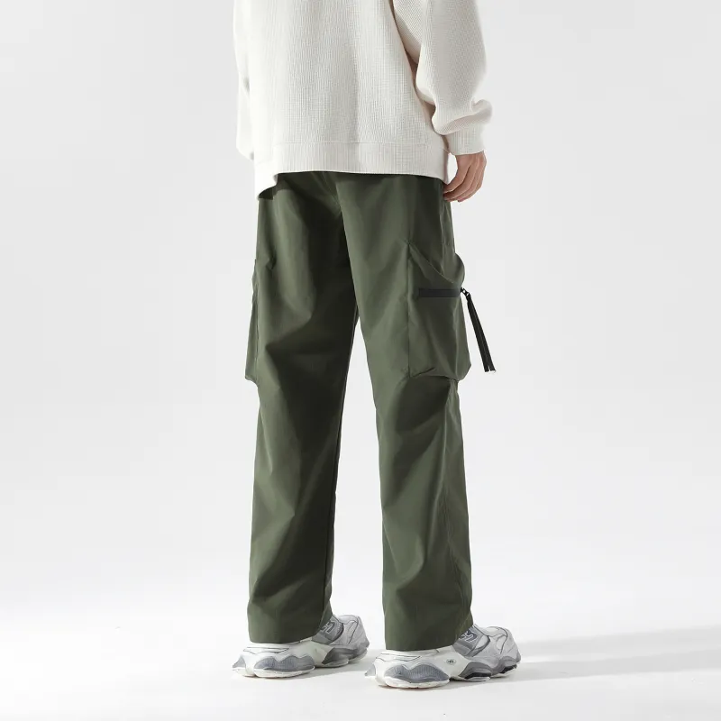 TELENT Casual Pants Unisex Black-14