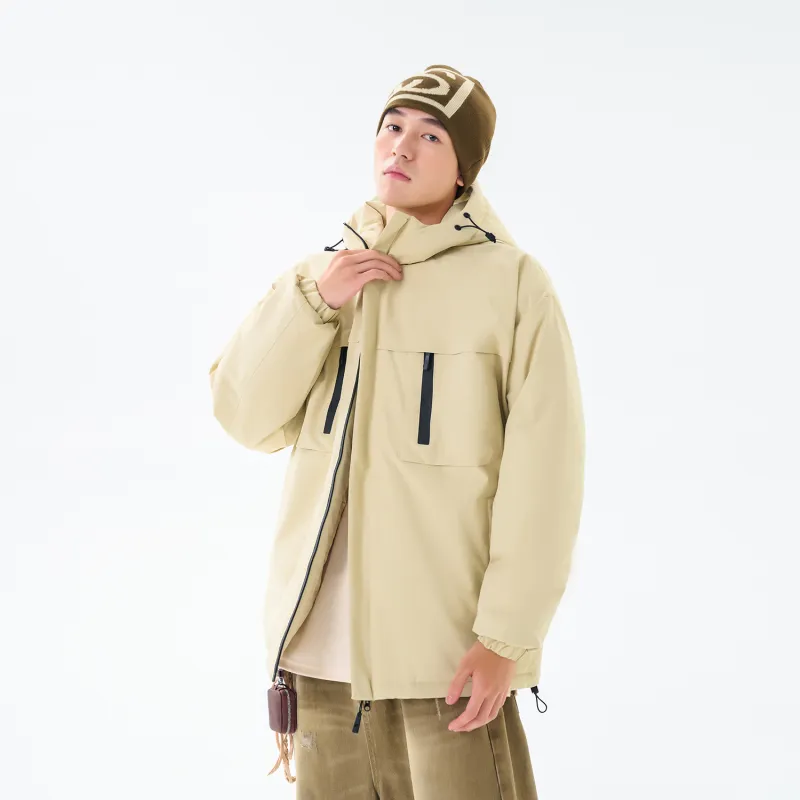 TELENT Puffer Jacket Unisex Khaki-35