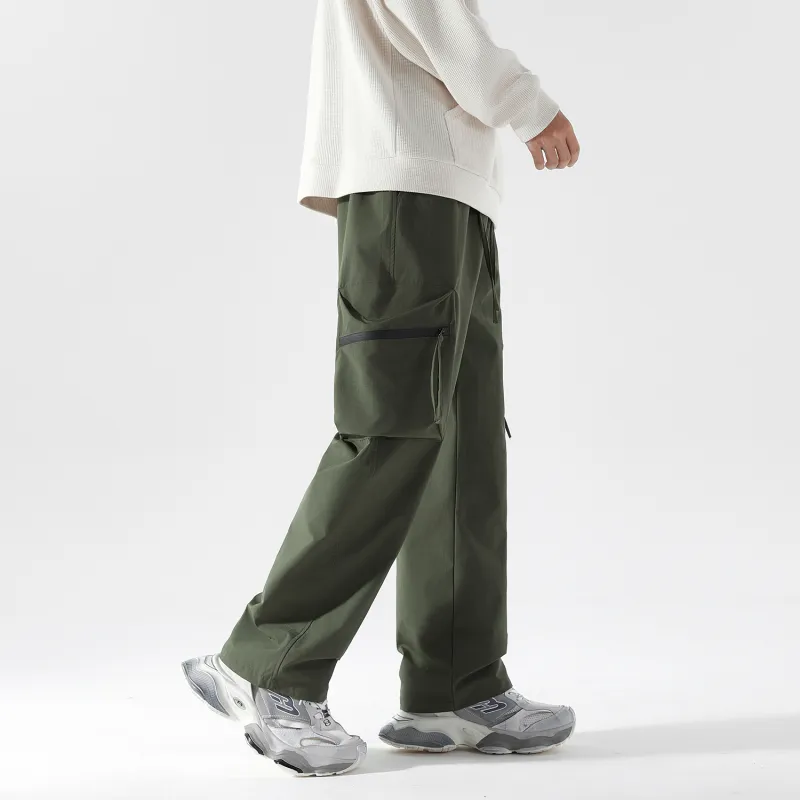 TELENT Casual Pants Unisex Black-15