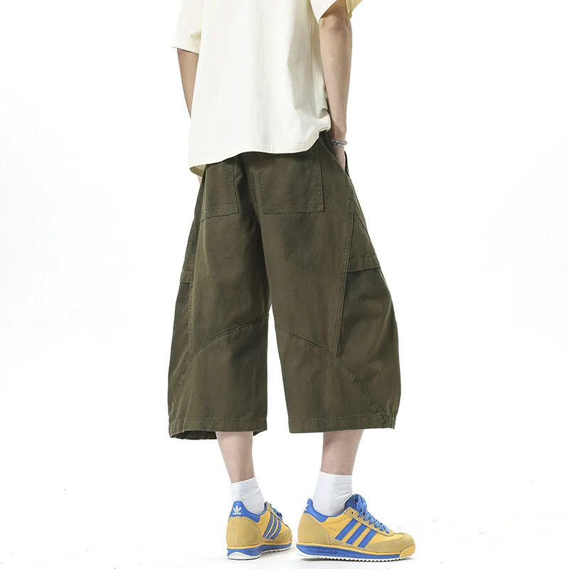 TELENT Cargo Shorts Unisex Green-1