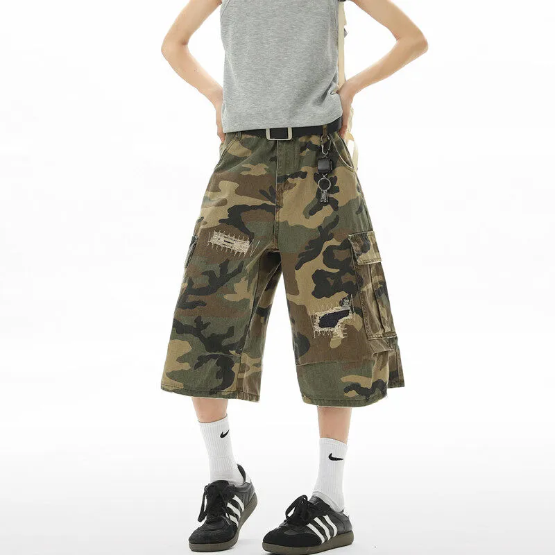 TELENT Cargo Shorts Unisex Camouflage-4