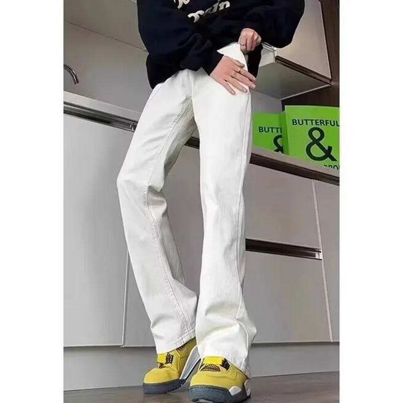 TELENT Jeans Unisex White-3