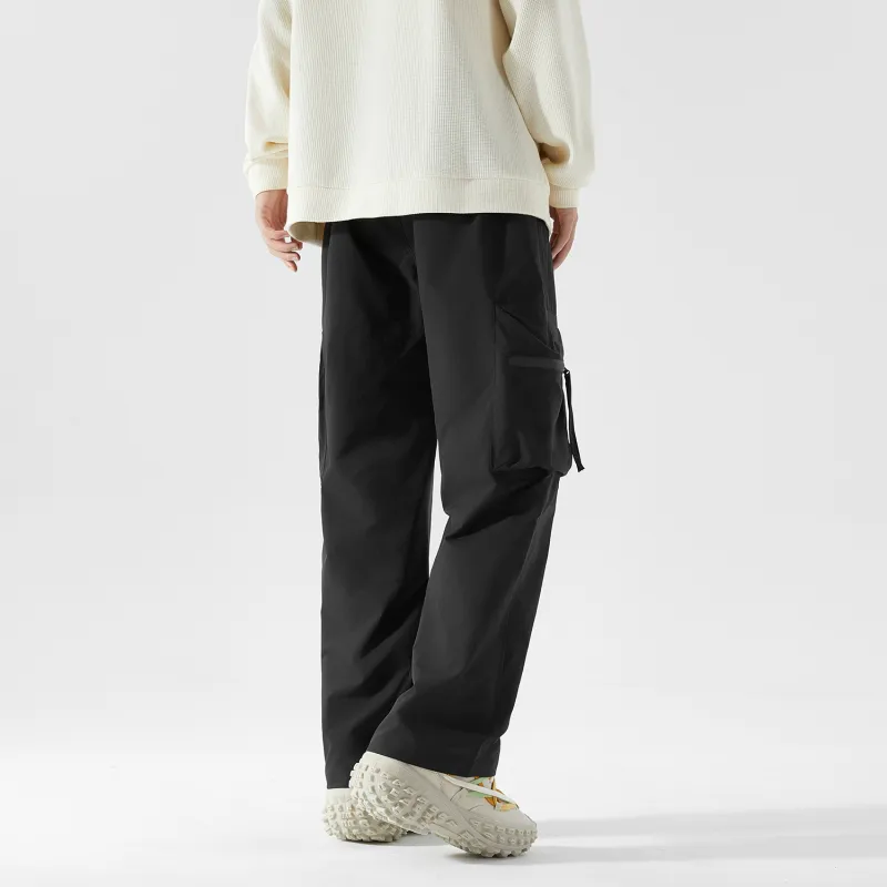 TELENT Casual Pants Unisex Black-21