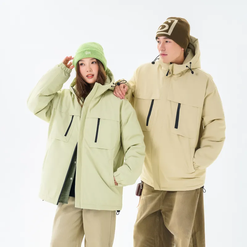 TELENT Puffer Jacket Unisex Khaki-2