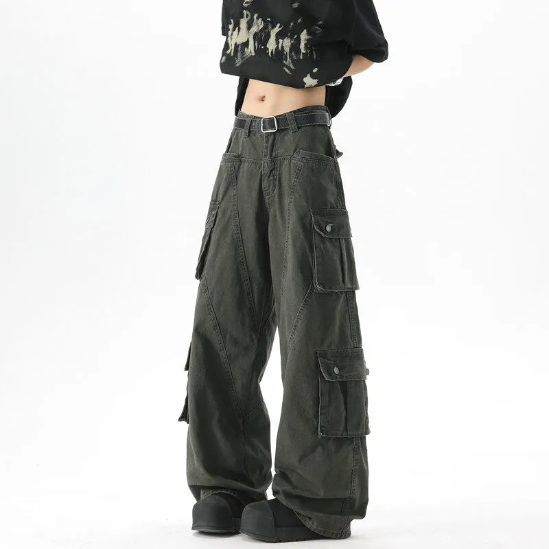 TELENT Cargo Pants Unisex Green-5