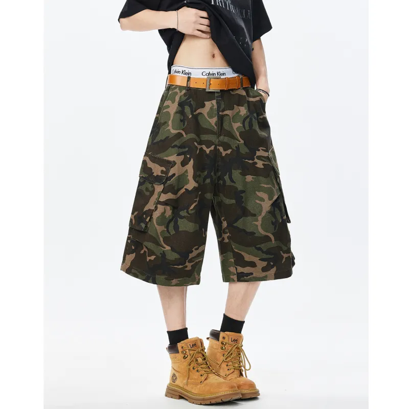TELENT Cargo Shorts Unisex Camouflage-4