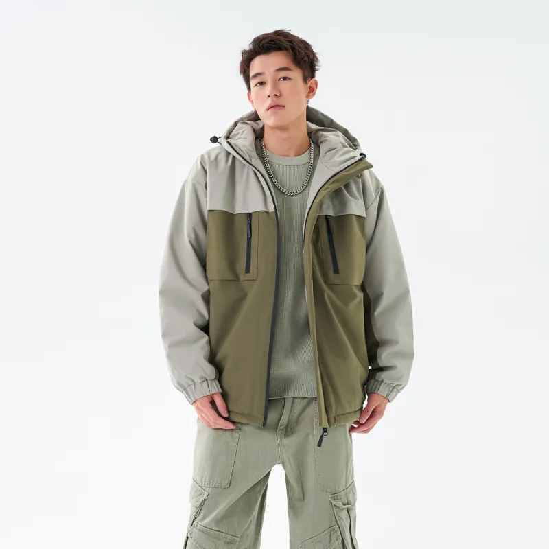 TELENT Puffer Jacket Unisex Khaki-9