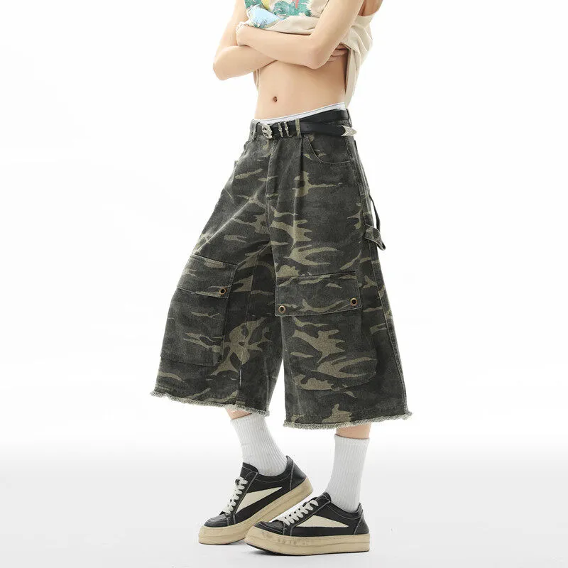 TELENT Cargo Shorts Unisex Camouflage-3