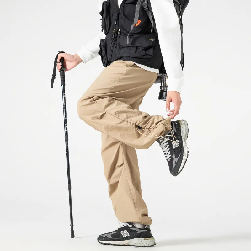 TELENT Casual Pants Unisex Khaki-6