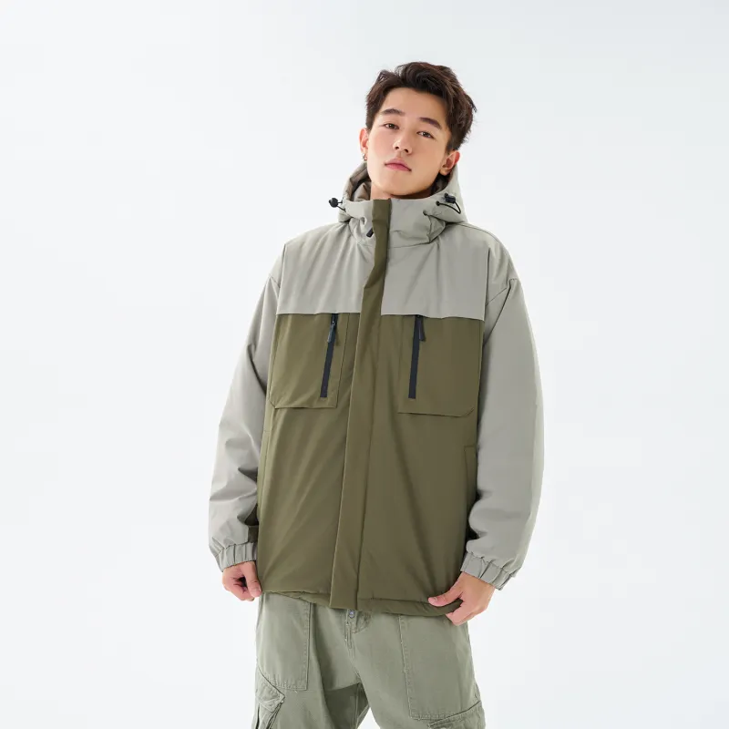TELENT Puffer Jacket Unisex Khaki-8
