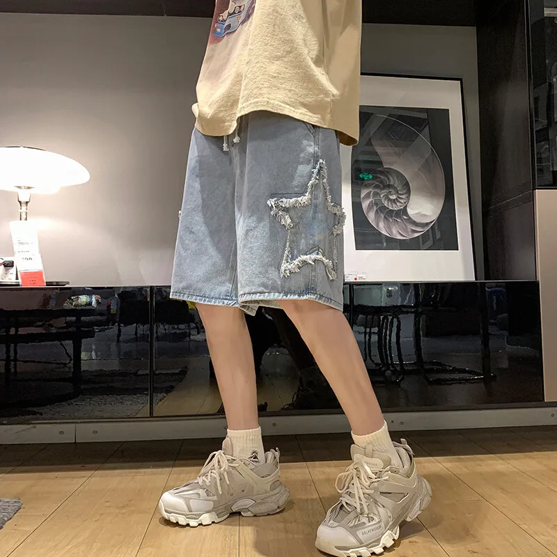TELENT Denim Shorts Unisex-12