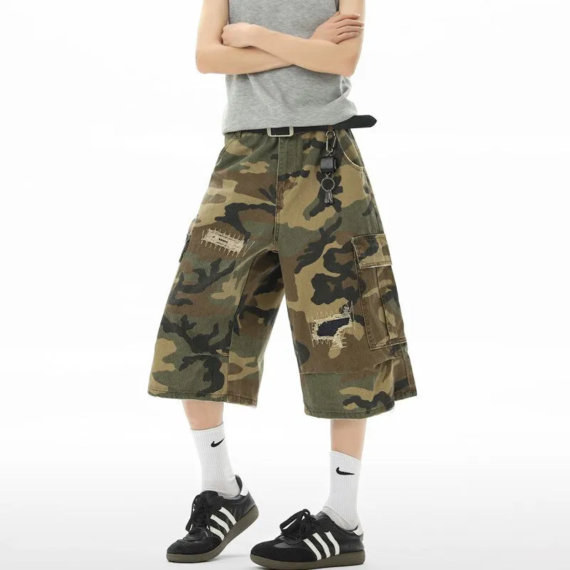 TELENT Cargo Shorts Unisex Camouflage-2