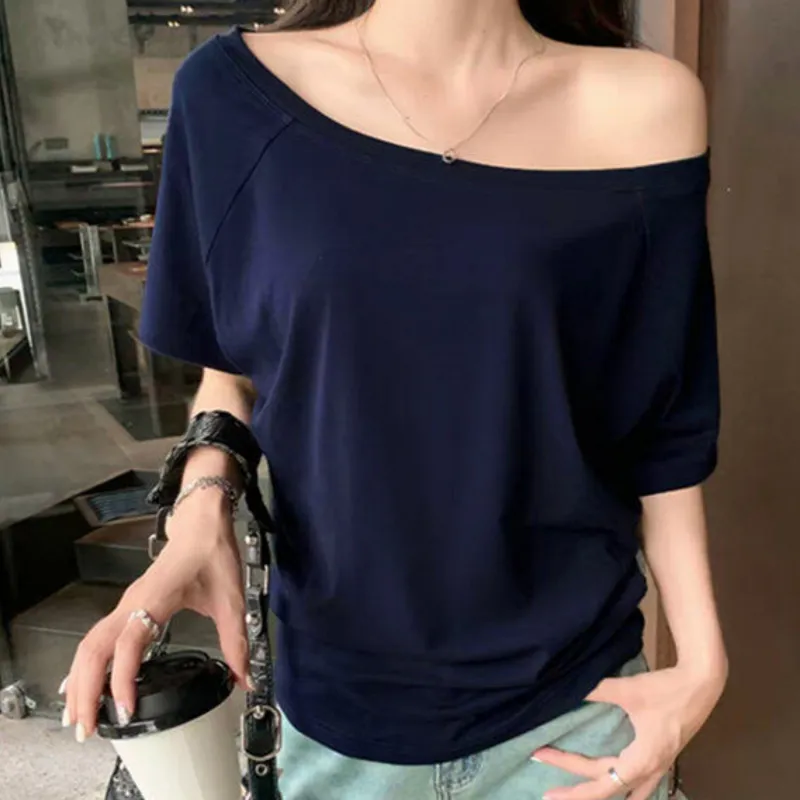 TELENT Drop Shoulder Sleeve T Shirt Women's-8