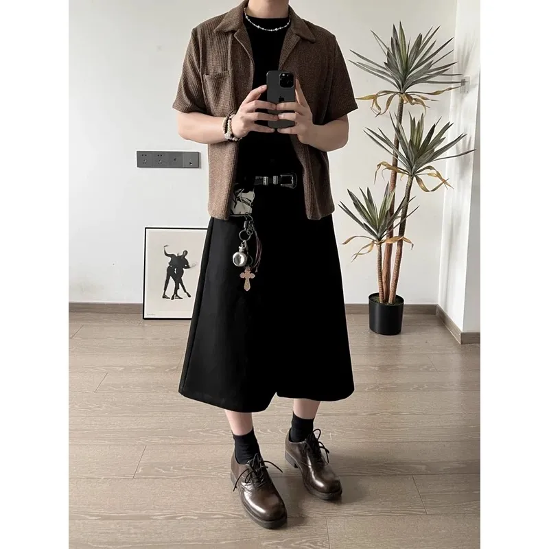 TELENT Casual Shorts Unisex Black-4
