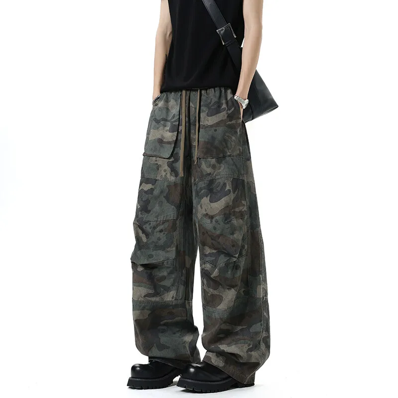 TELENT Casual Pants Unisex Camouflage-4