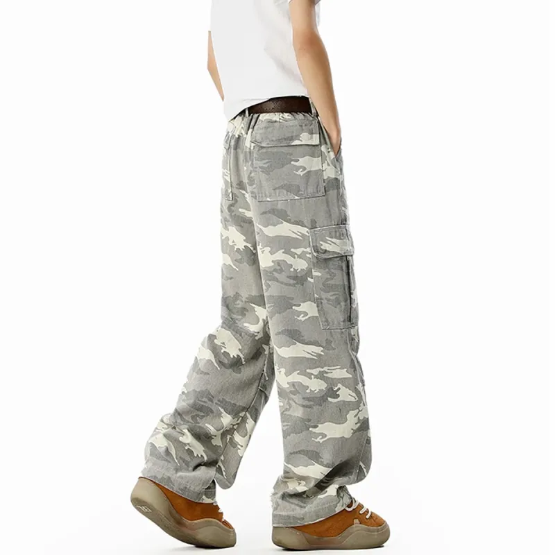 TELENT Cargo Pants Unisex Gray-1