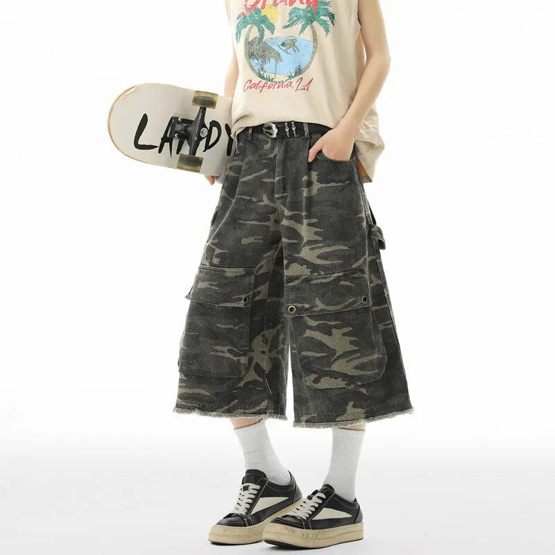 TELENT Cargo Shorts Unisex Camouflage-2