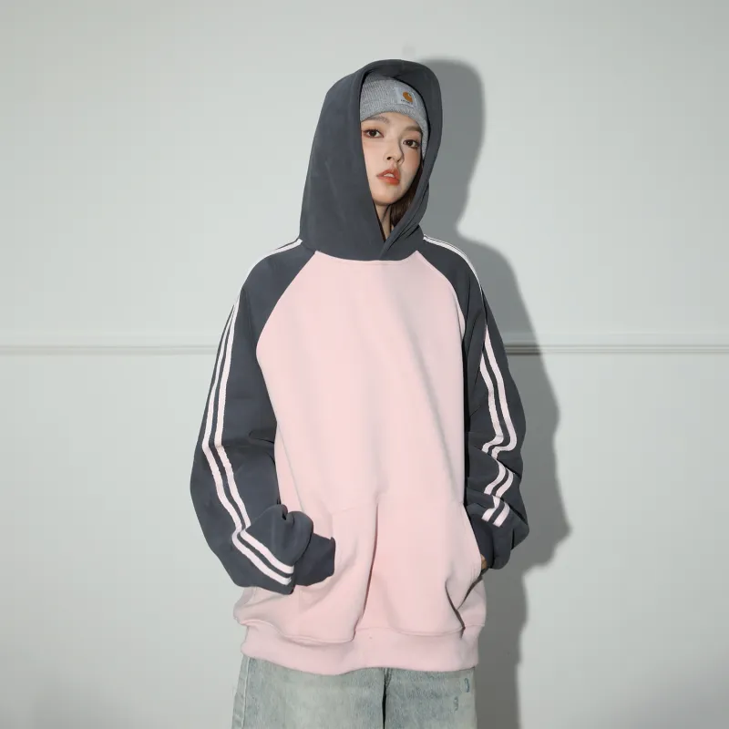 TELENT Sweatshirt Unisex Dark Gray & Pink-6