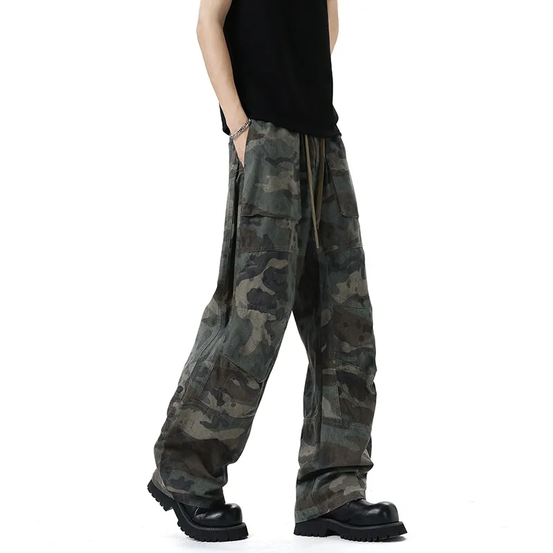 TELENT Casual Pants Unisex Camouflage-3