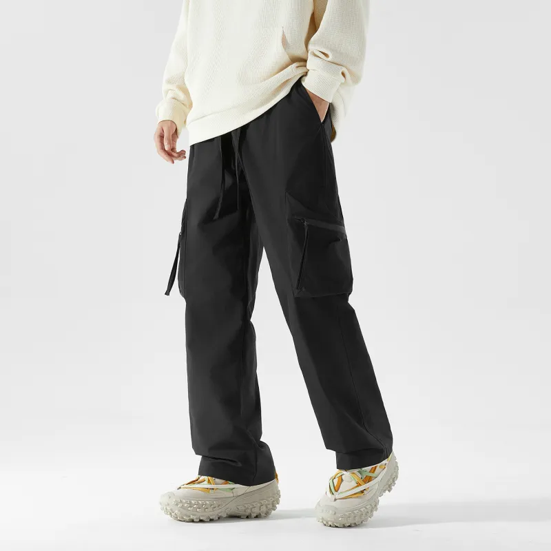 TELENT Casual Pants Unisex Black-20