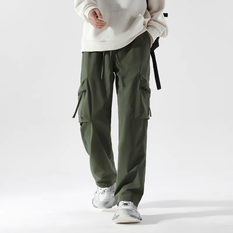 TELENT Casual Pants Unisex Black-11