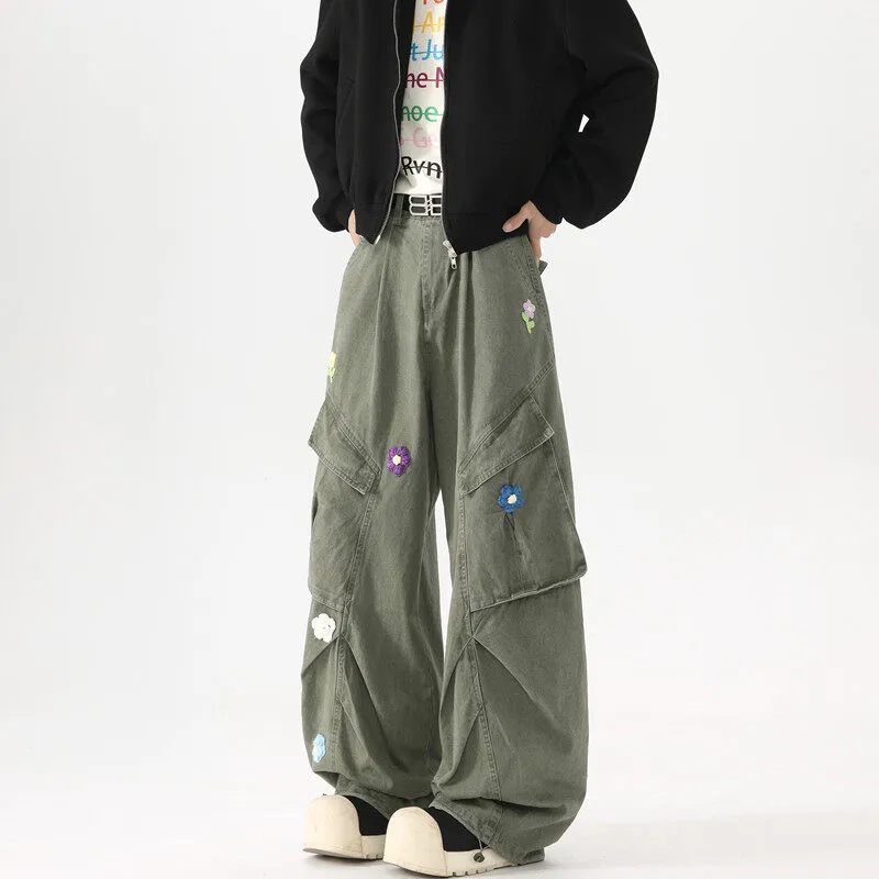 TELENT Cargo Pants Unisex Green-4