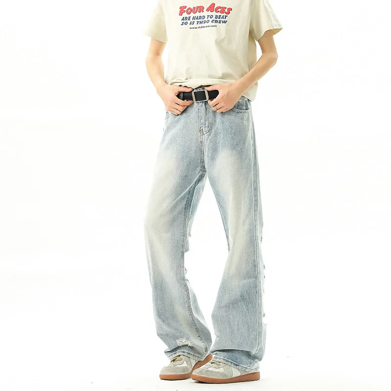 TELENT Jeans Unisex Light Blue-4