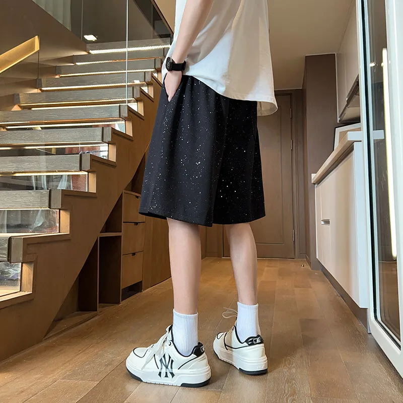 TELENT Casual Shorts Unisex Black-5