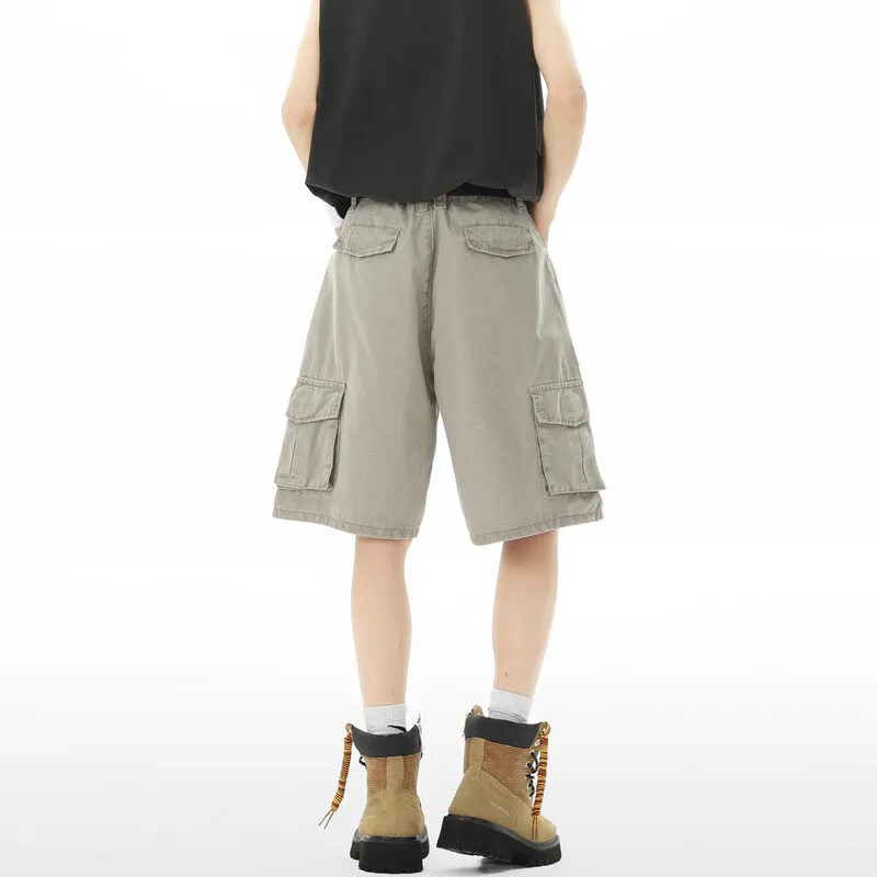 TELENT Cargo Shorts Unisex Khaki-1