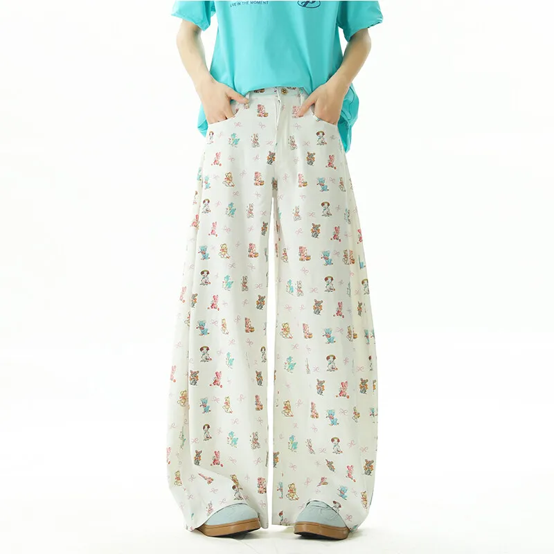 TELENT Casual Pants Unisex White-3