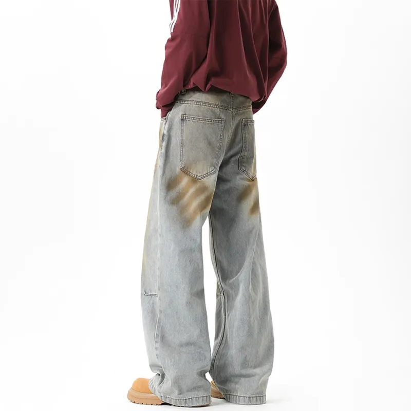 TELENT Jeans Unisex Vintage Blue-5