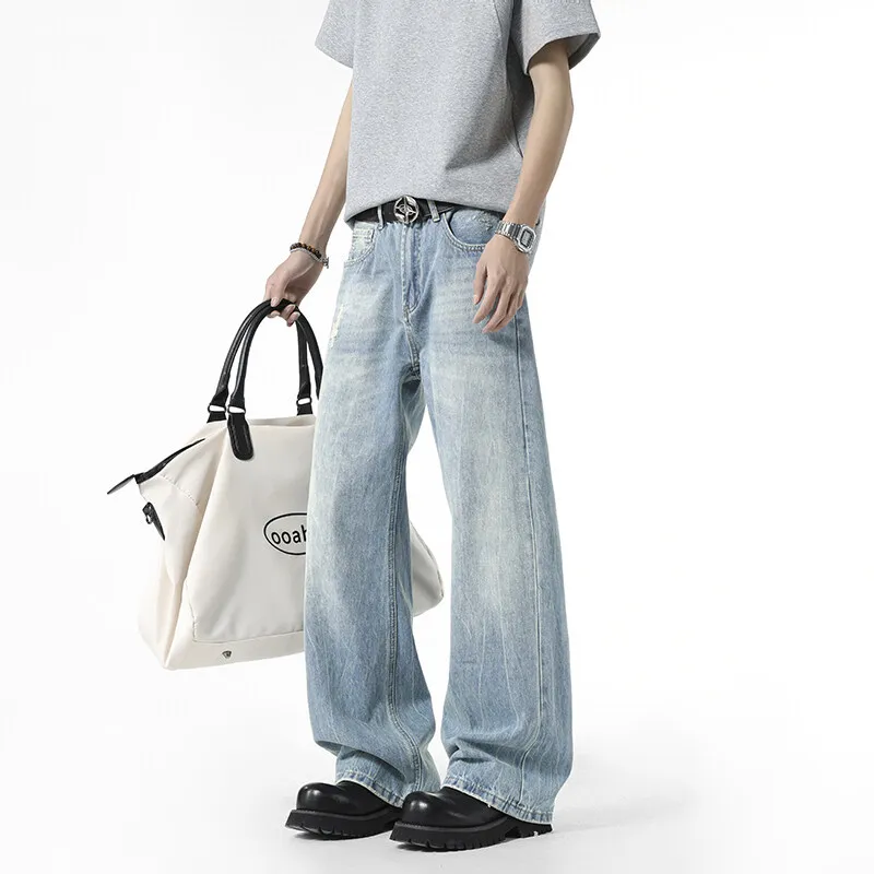 TELENT Jeans Unisex Light Blue-4