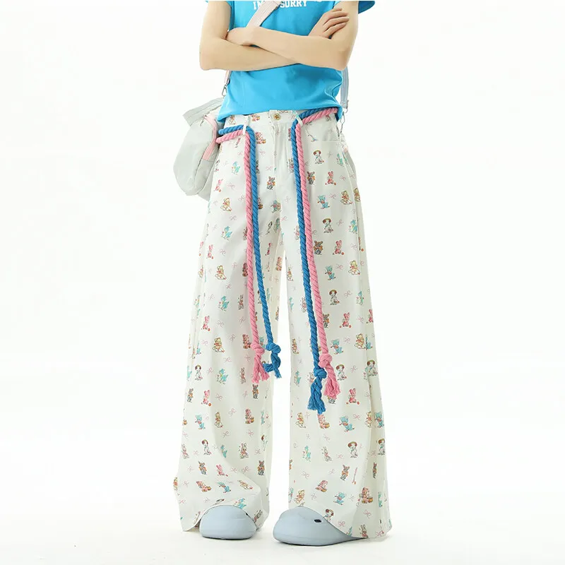 TELENT Casual Pants Unisex White-4