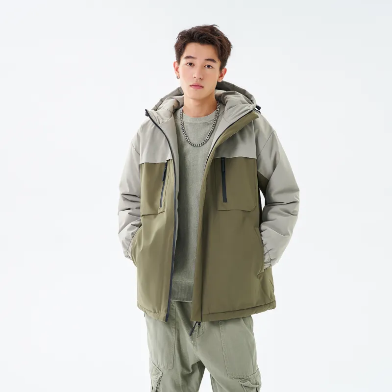 TELENT Puffer Jacket Unisex Khaki-12