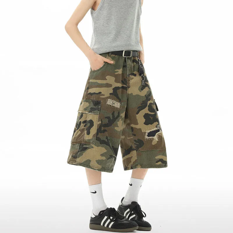 TELENT Cargo Shorts Unisex Camouflage-3