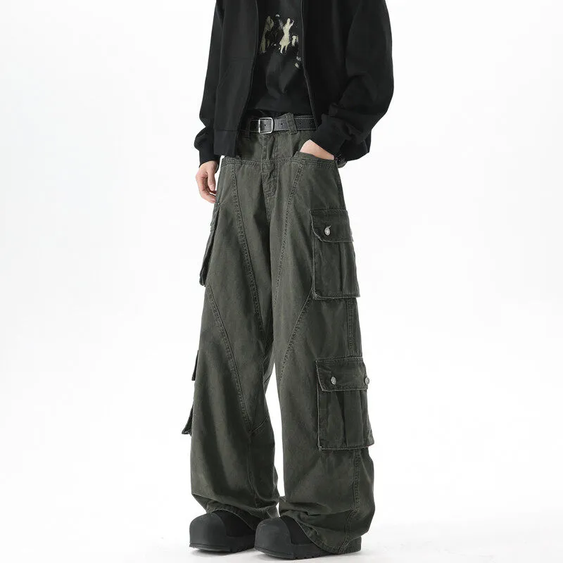 TELENT Cargo Pants Unisex Green-4